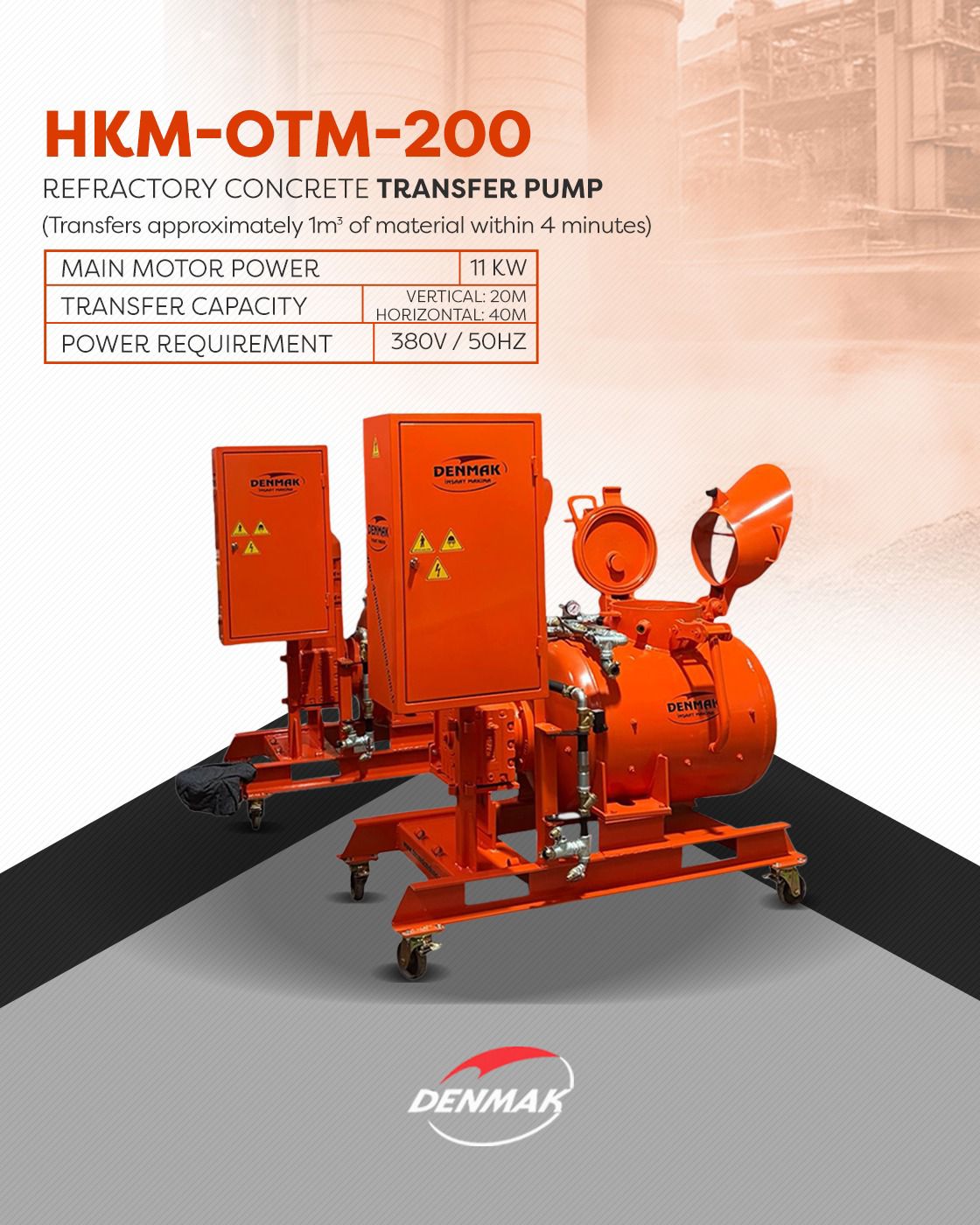 Mortars and Refractory Machines