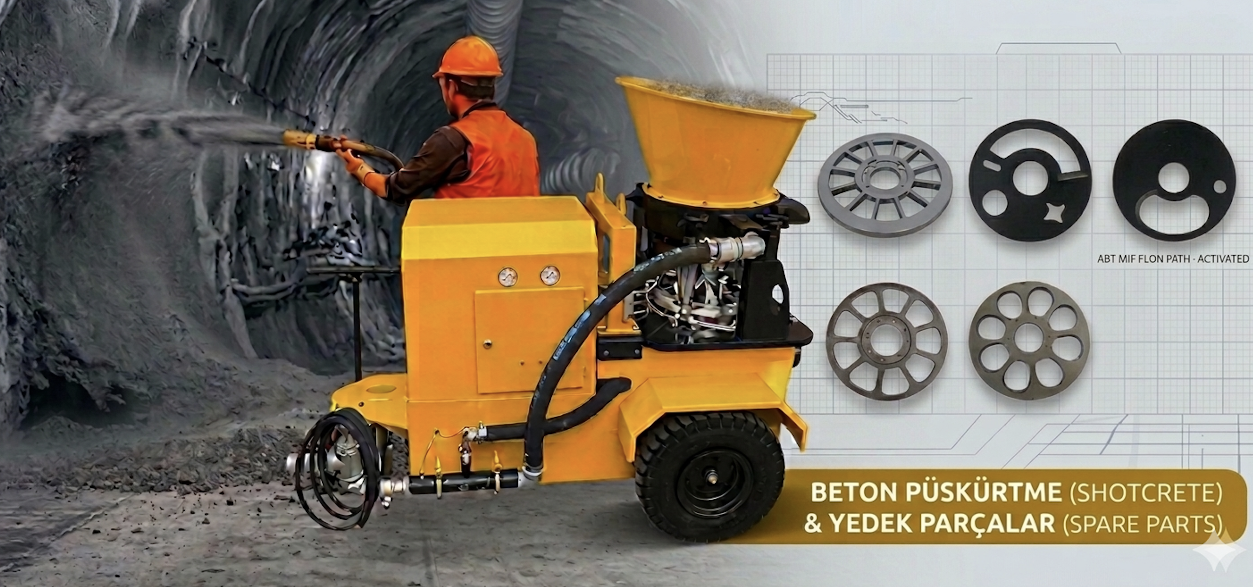 What are the Spare Parts for Concrete Spraying Machines?