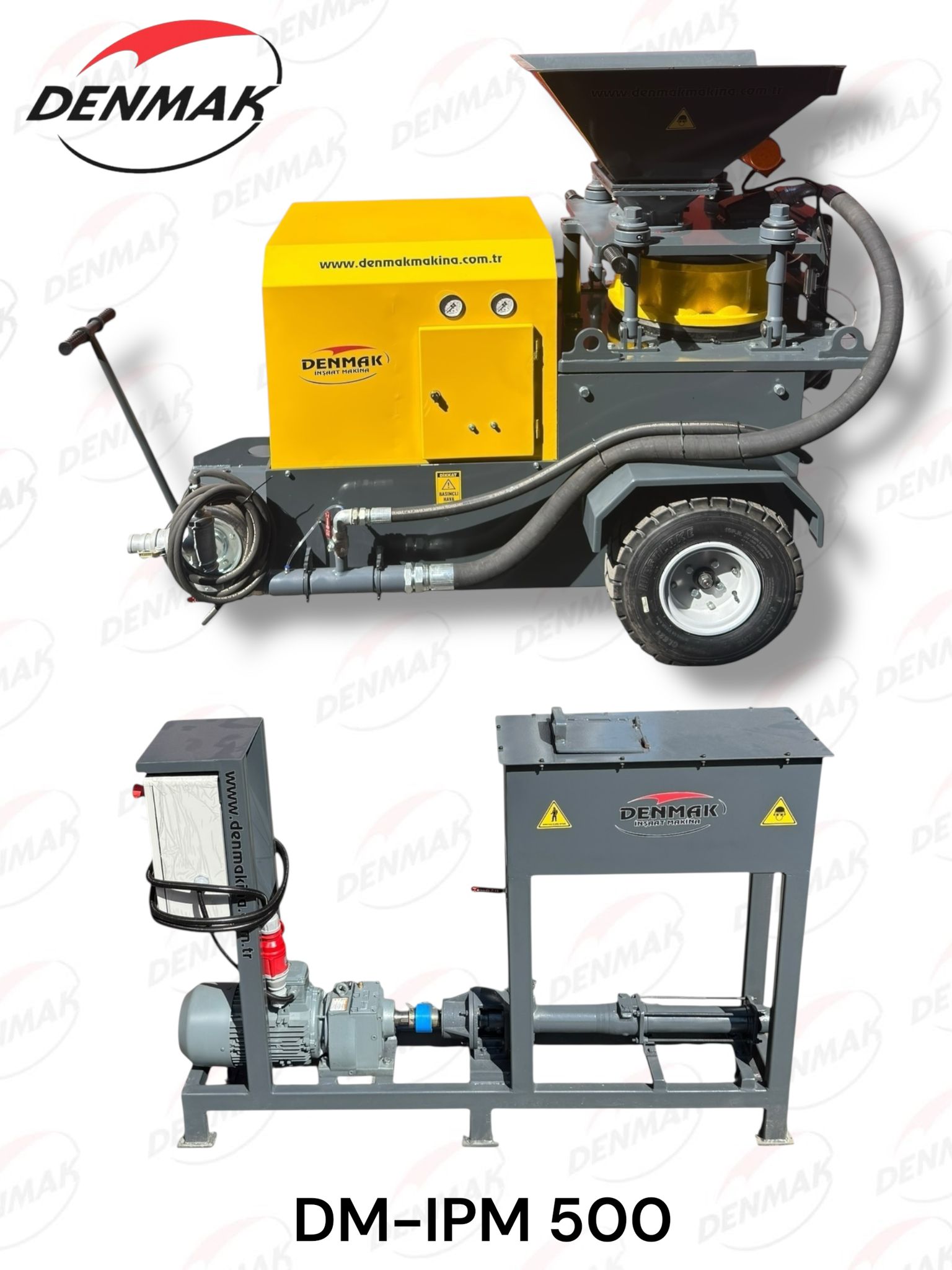 IPM 500 Machine de projection de béton par voie humide et sèche